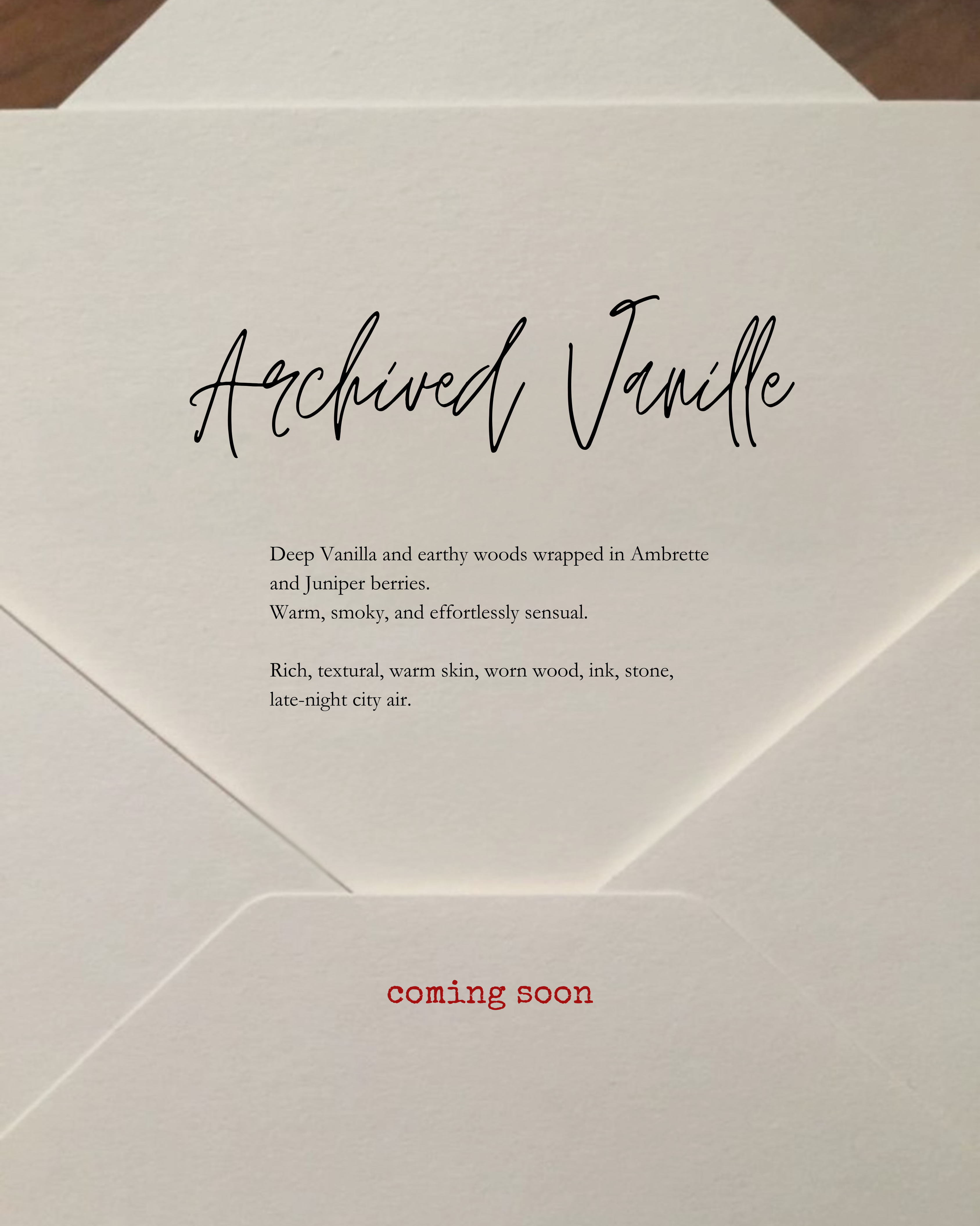 Archived Vanille Perfume